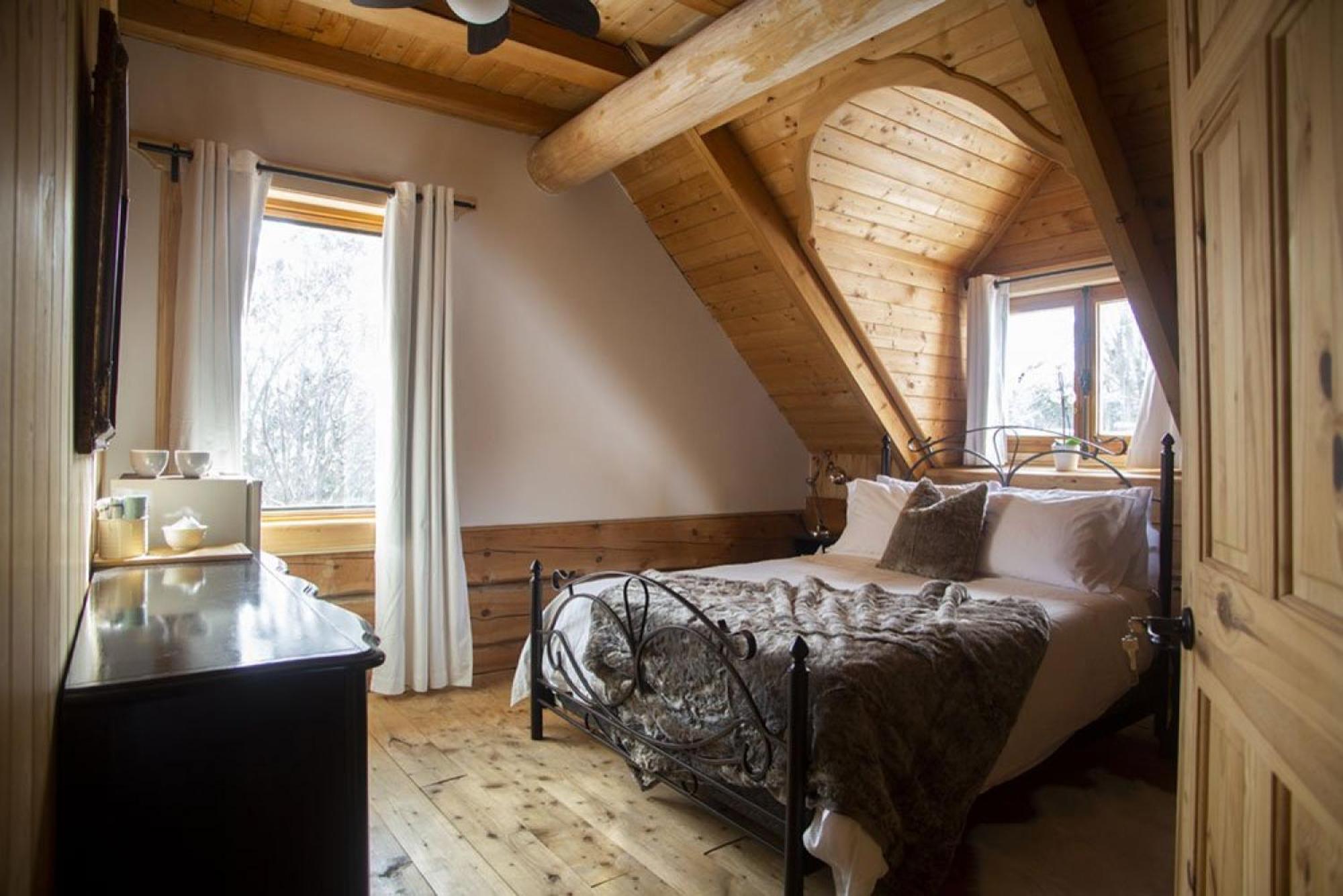 Hebergement "La Maison En Bois Rond" Sainte-Marie Cameră foto